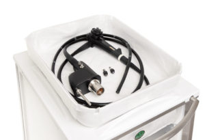 Endoscope in Tray