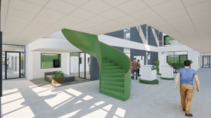 Wassenburg Medical nieuwbouw interieur stijl
